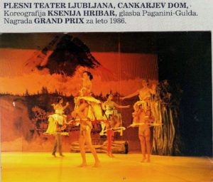 Ksenija Hribar: Alpsko sanjarjenje, PTL - Cankarjev dom, 1986